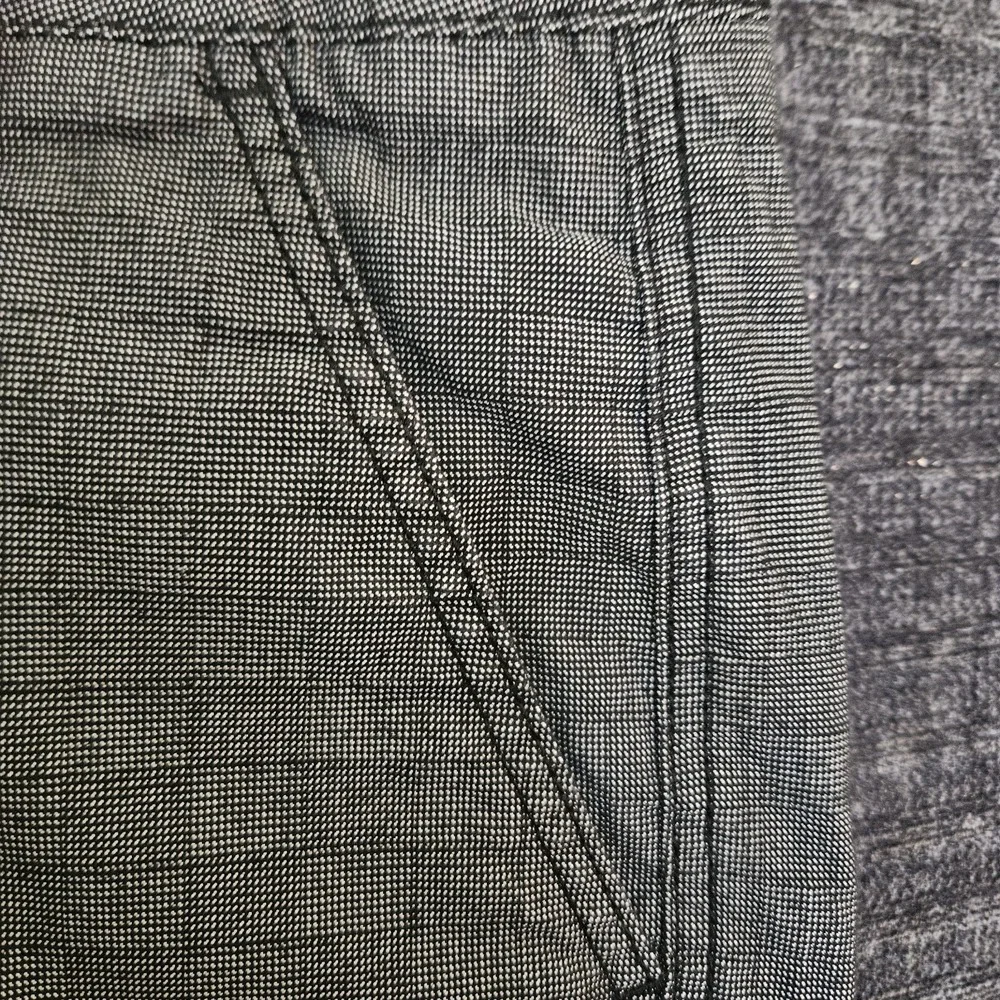 Ezekiel Plaid Board Shorts Hybrid Mens Size44 Gray/Black Cotton Skater Surf Swim